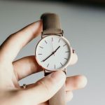 Watch - person holding analog watch